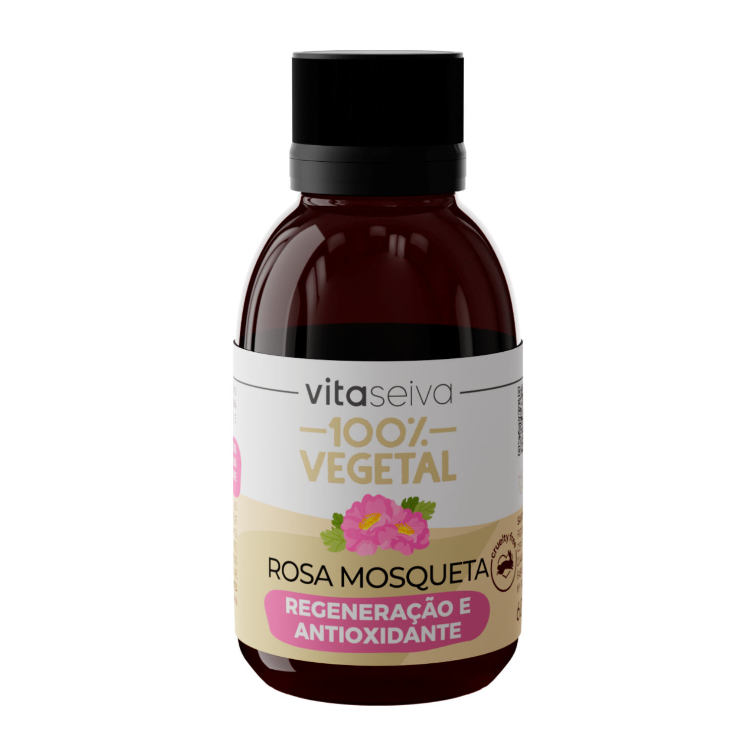 Óleo Capilar Rosa Mosqueta 100% Vegetal Vita Seiva 60ml