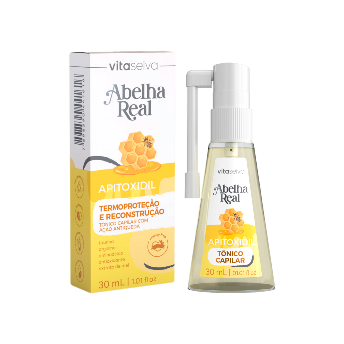 Tônico Capilar Apitoxidil Vita Seiva Abelha Real 30ml