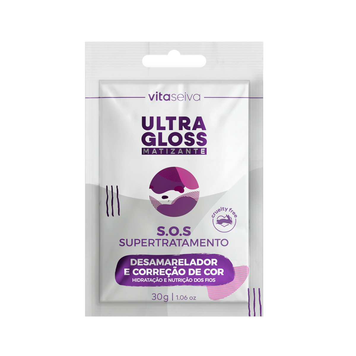 Sachê Vita Seiva Ultra Gloss Matizante 30g SOS