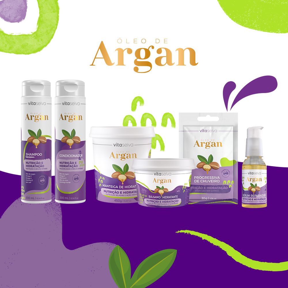 Shampoo Vita Seiva Óleo de Argan 300ml Diário