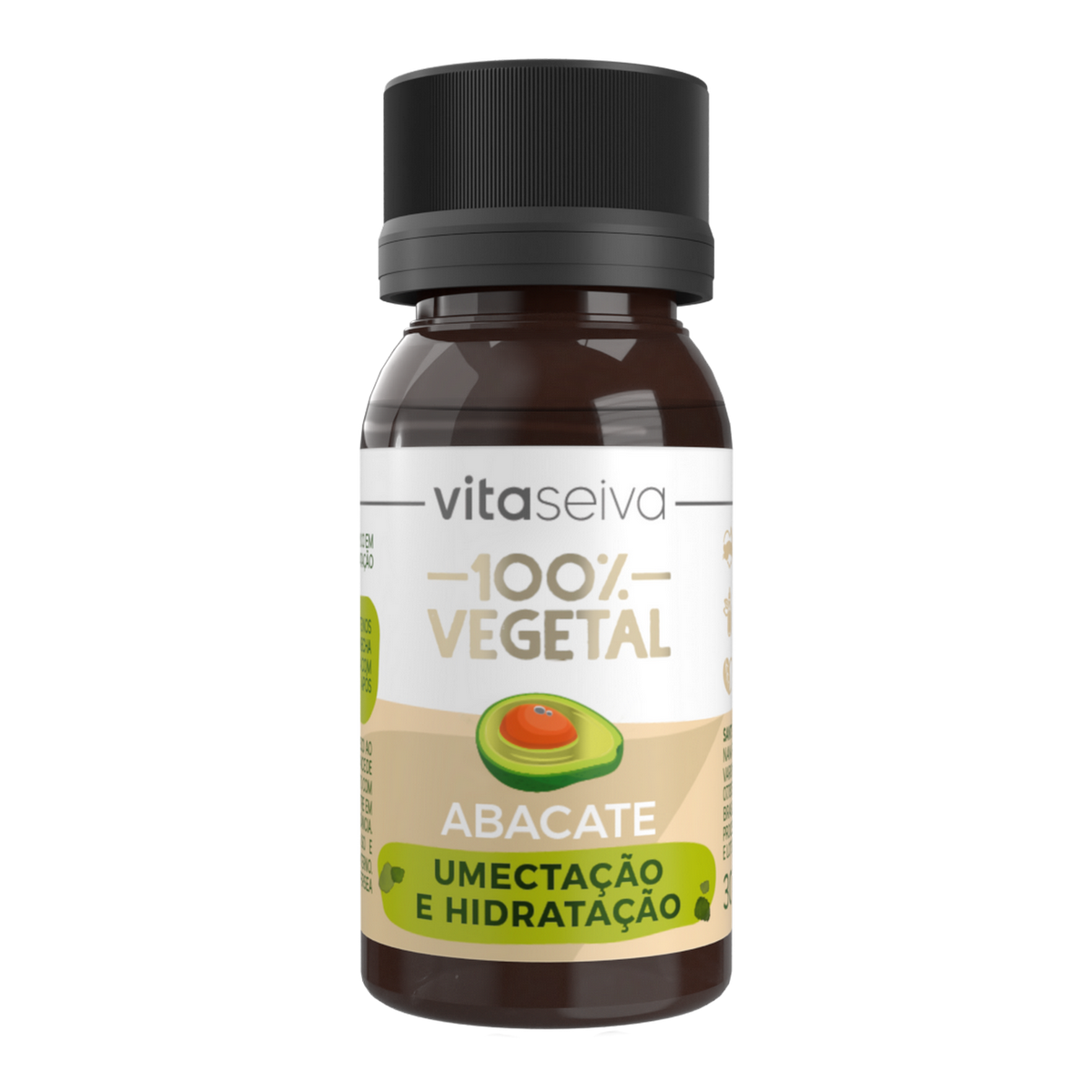 Óleo de Abacate Vita Seiva 100% Vegetal 30ml