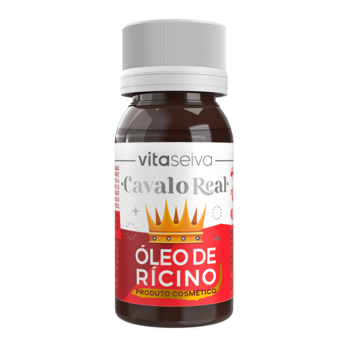 Óleo de Rícino Vita Seiva Cavalo Real 30ml 100% Puro