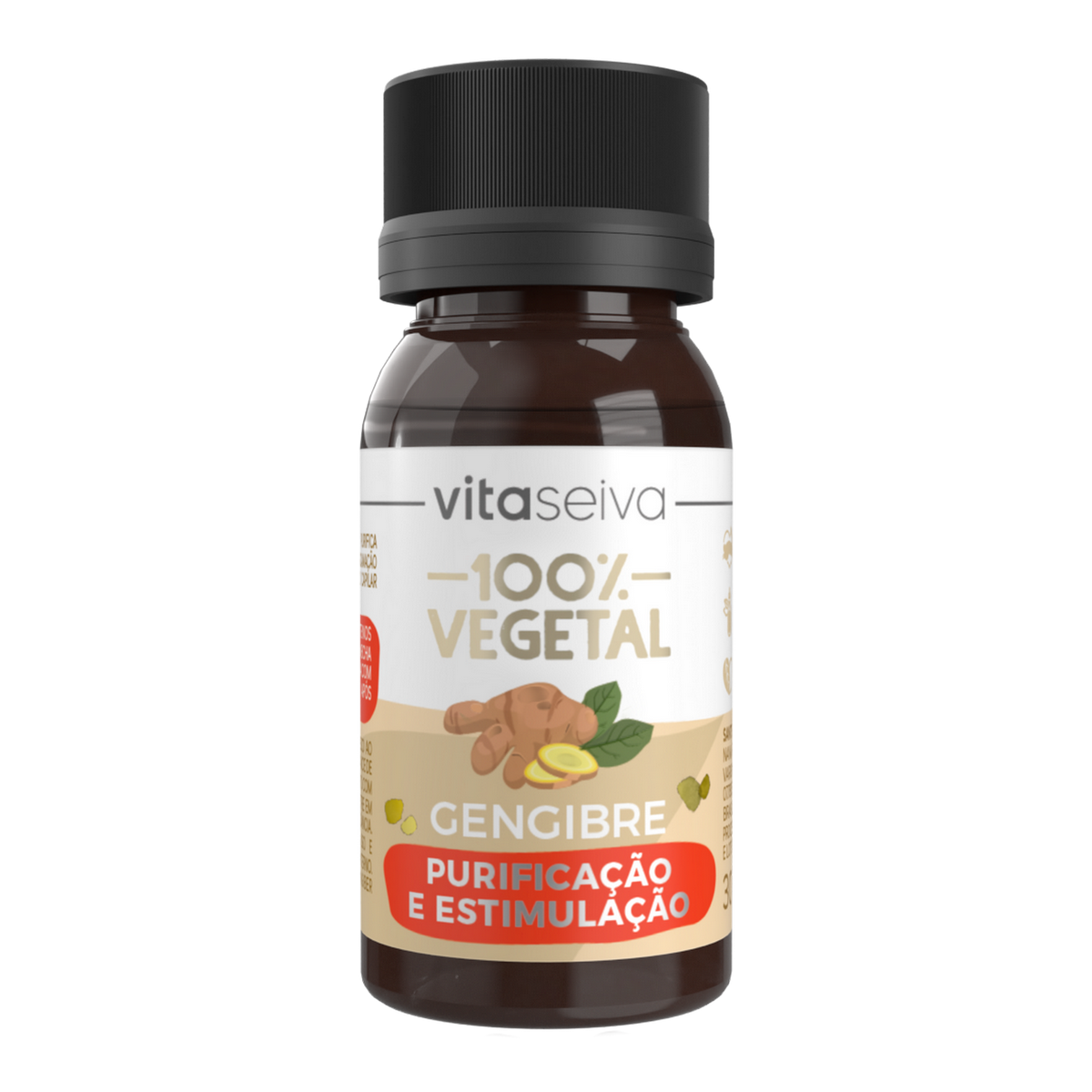 Óleo de Gengibre Vita Seiva 100% Vegetal 30ml