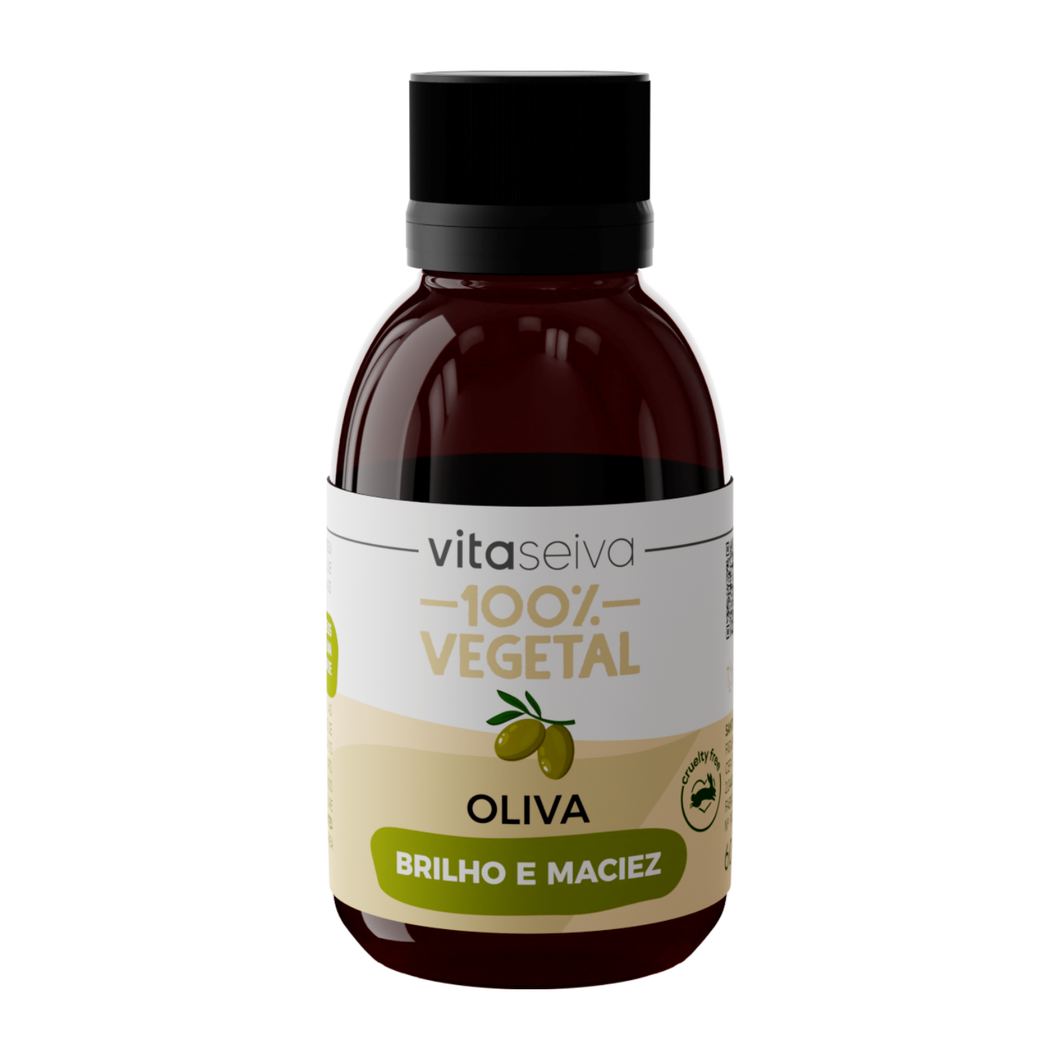 Óleo Capilar Oliva 100% Vegetal Vita Seiva 60ml