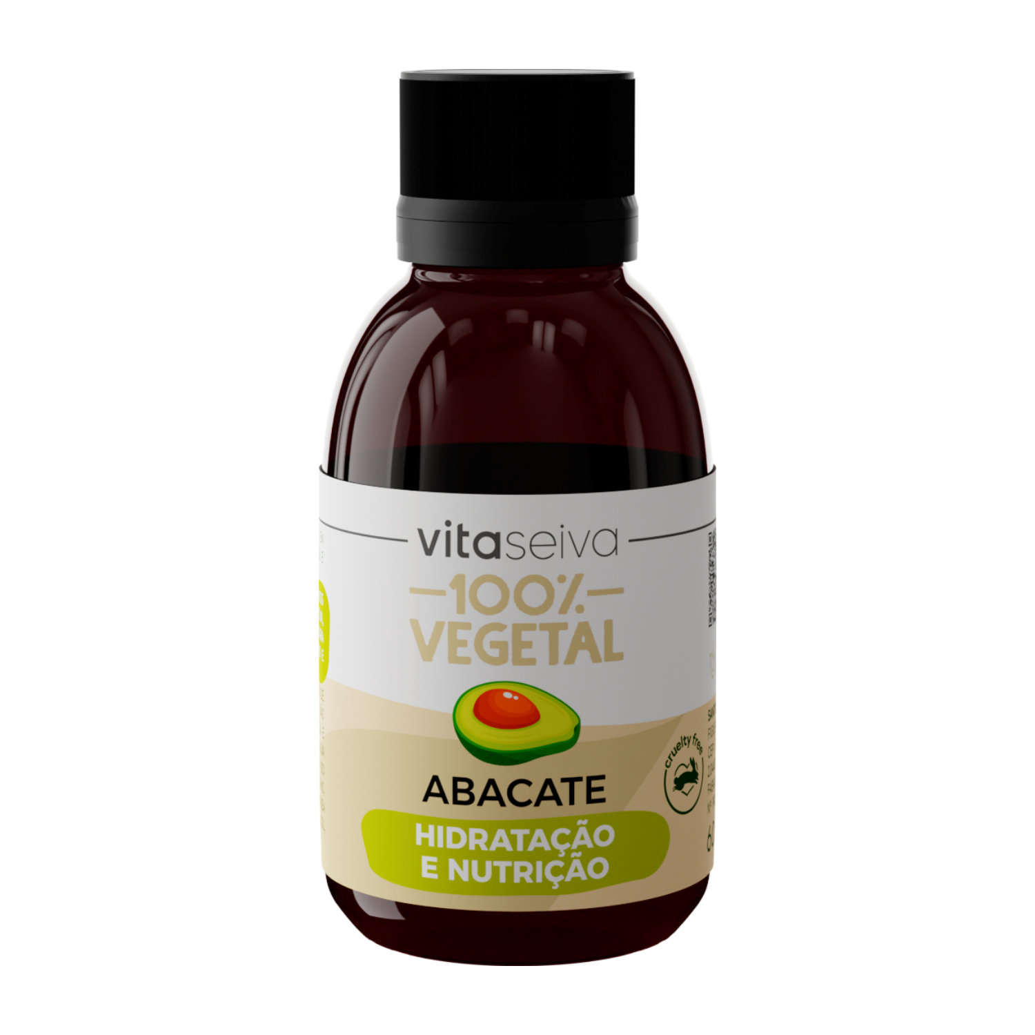Óleo Capilar Abacate 100% Vegetal Vita Seiva 60ml