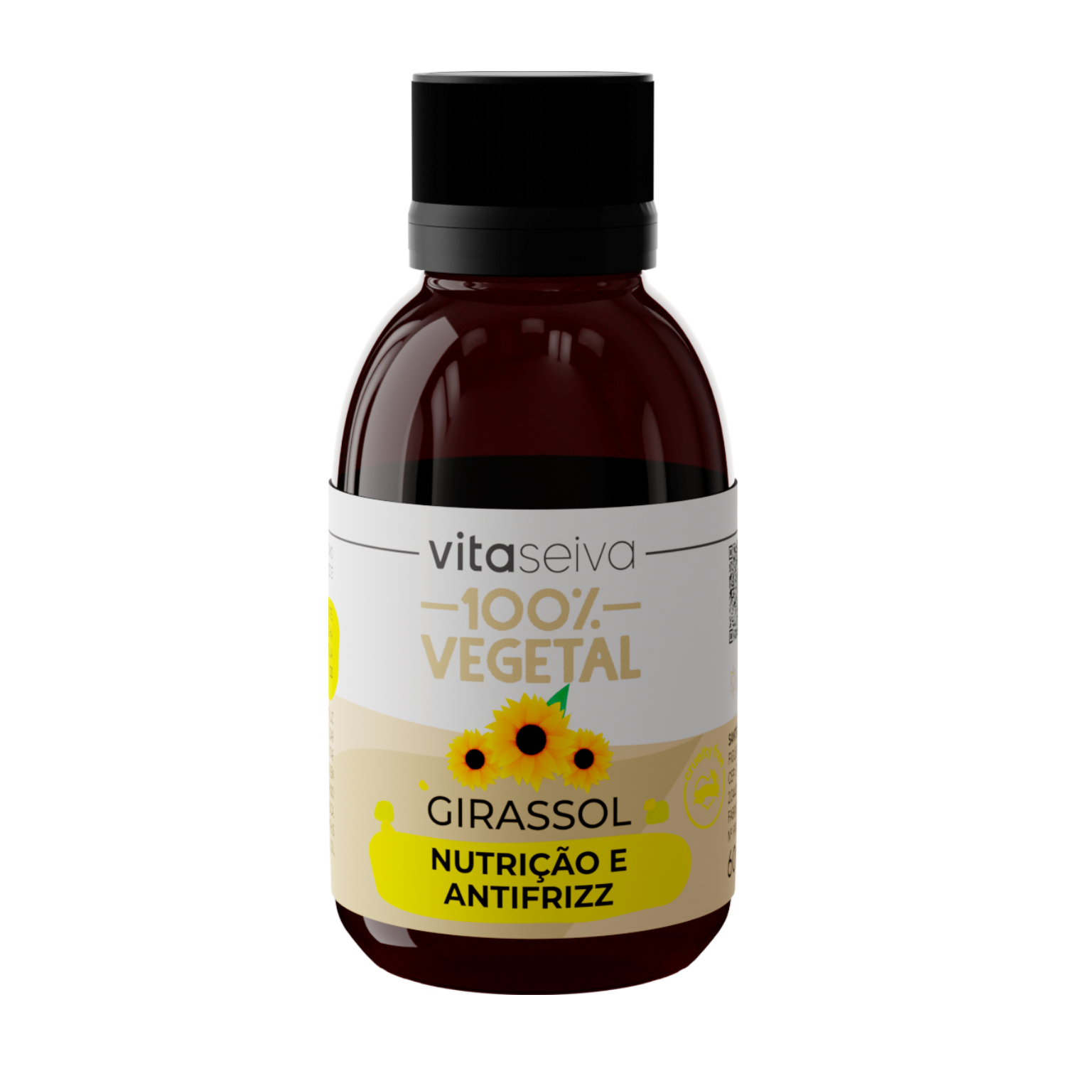 Óleo Capilar Girassol 100% Vegetal Vita Seiva 60ml
