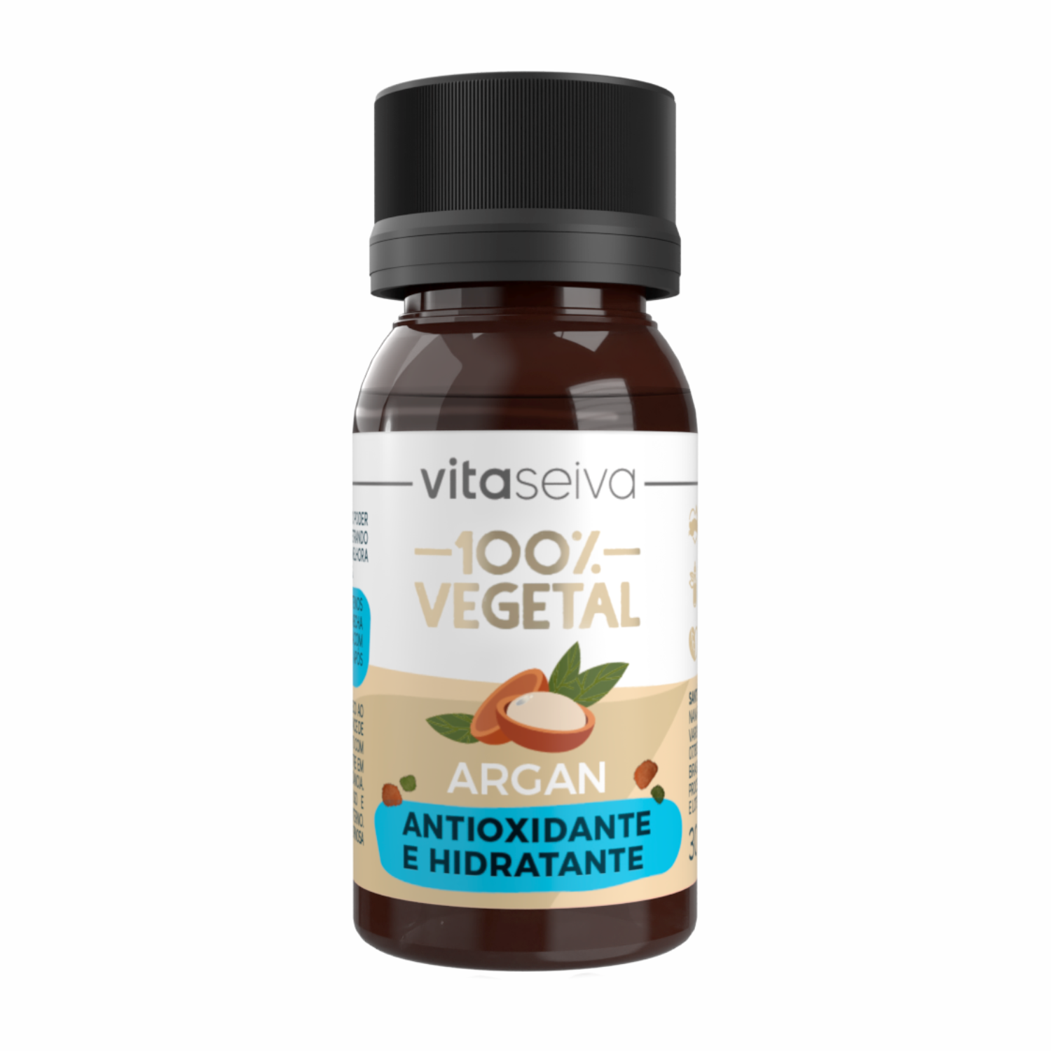 Óleo Capilar Argan 100% Vegetal Vita Seiva 30ml
