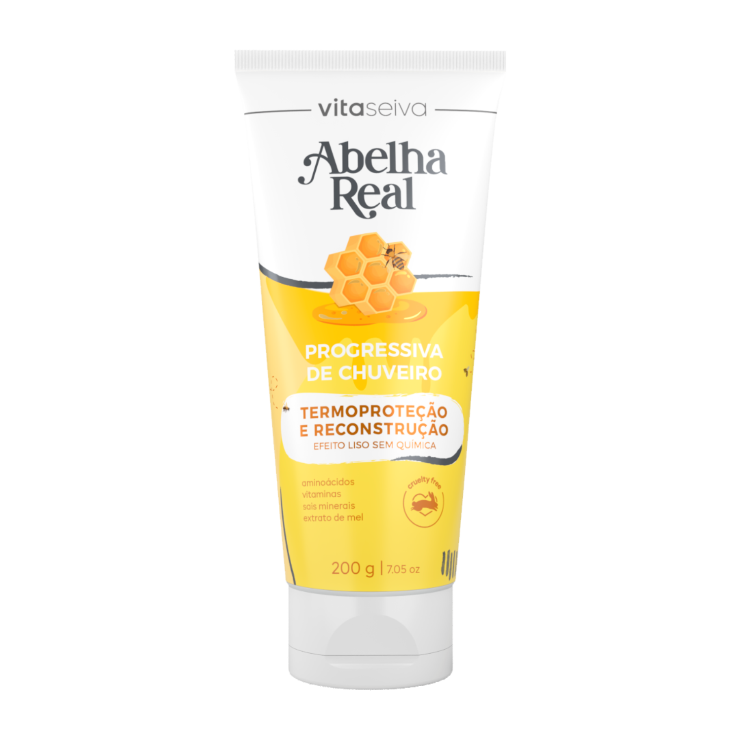 Progressiva de Chuveiro Abelha Real Vita Seiva 200g