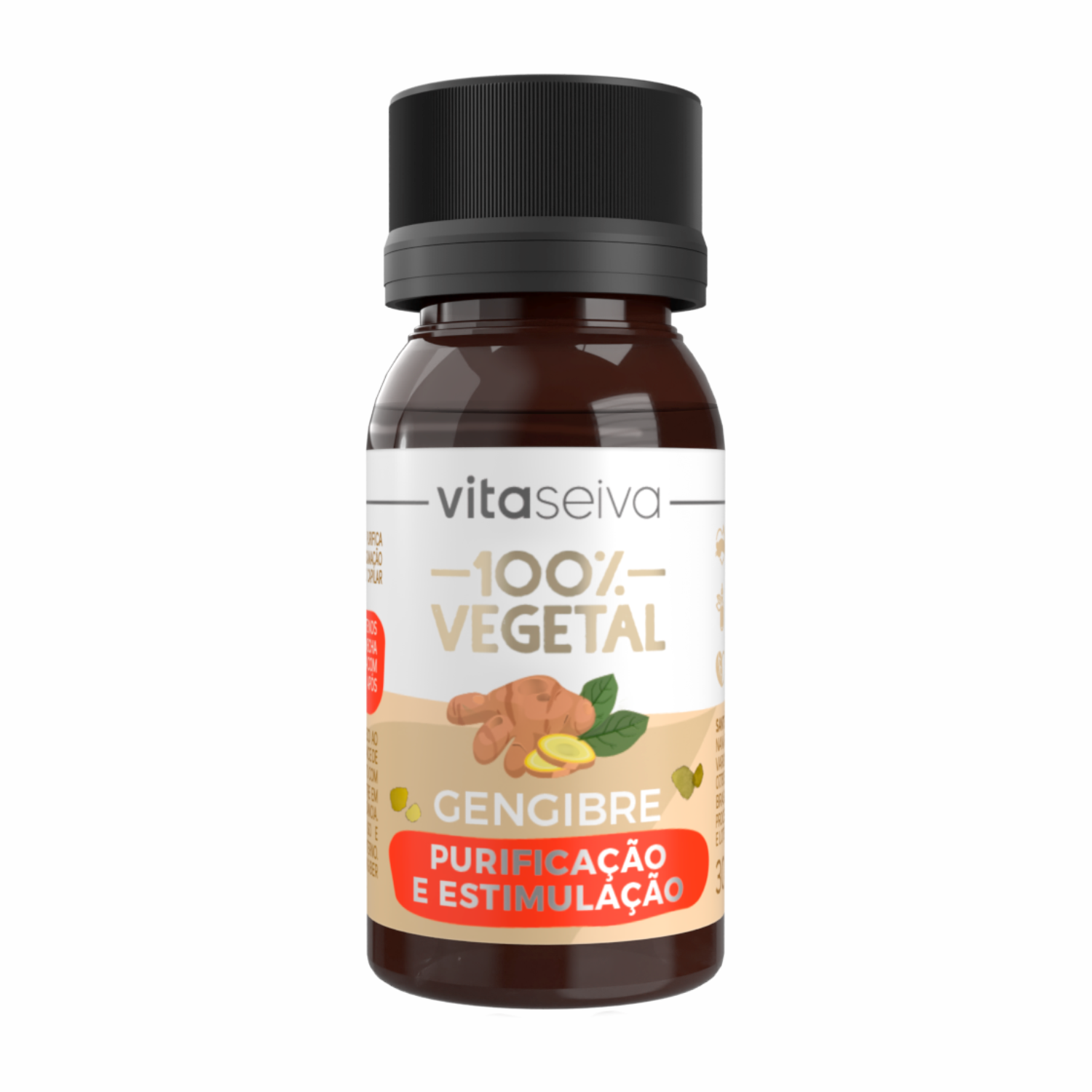 Óleo Capilar Gengibre 100% Vegetal Vita Seiva 30ml