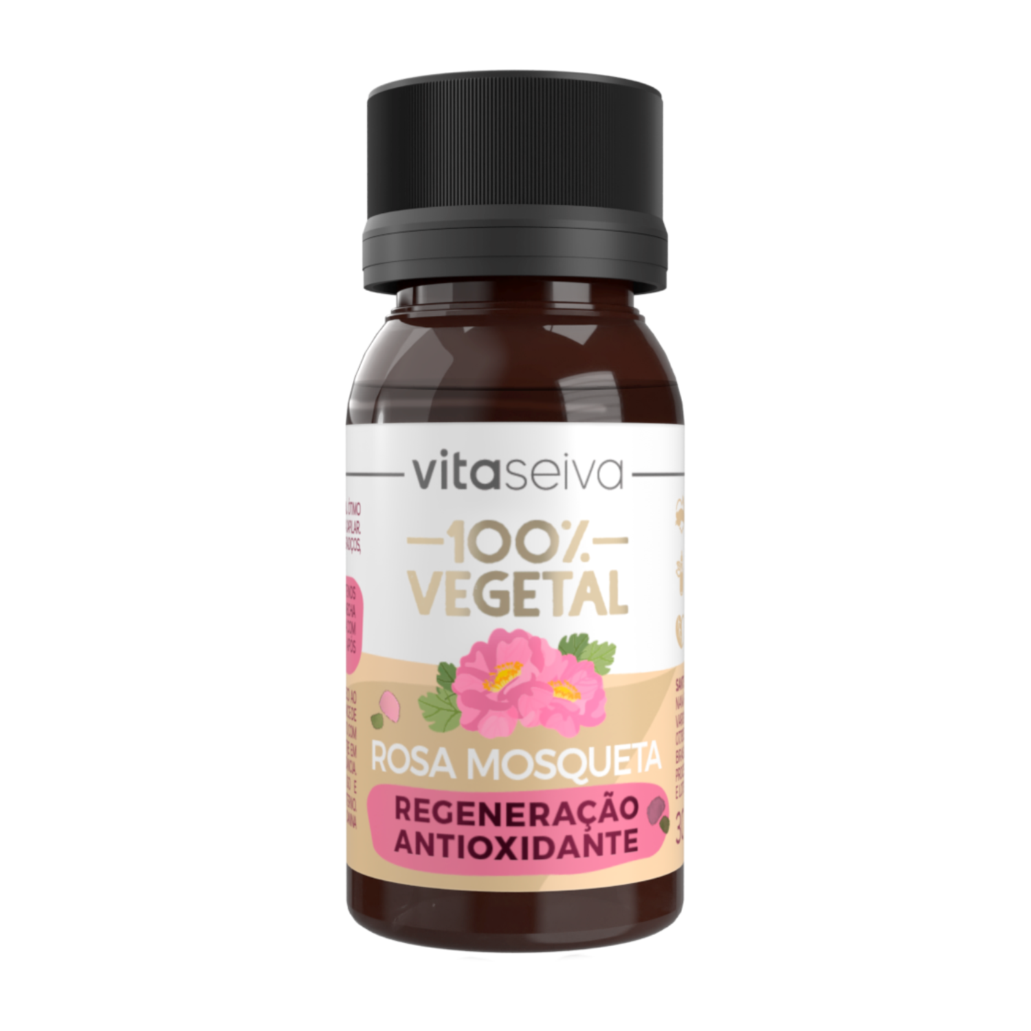 Óleo Capilar Rosa Mosqueta 100% Vegetal Vita Seiva 30ml