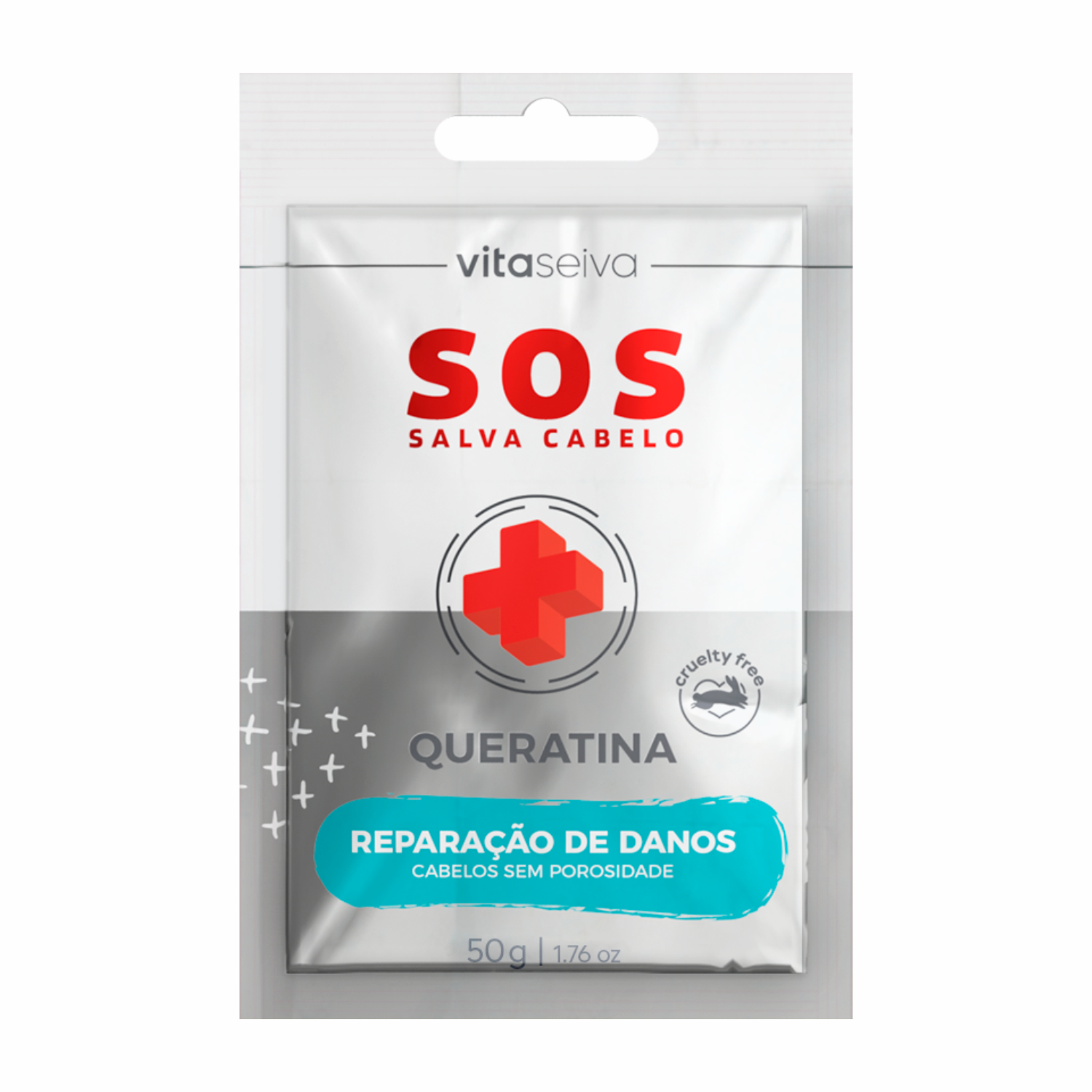 Sachê Queratina SOS Salva Cabelo Vita Seiva 50g