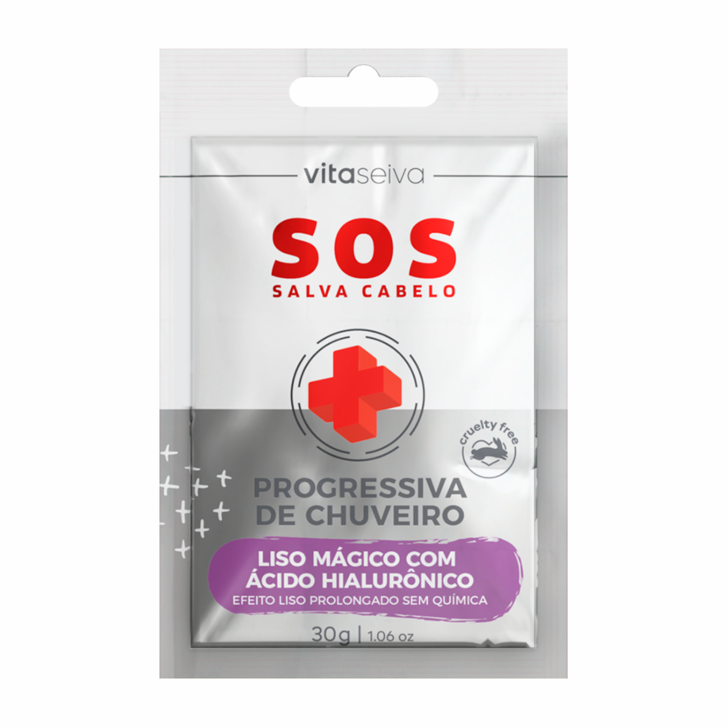 Sachê Progressiva de Chuveiro SOS Salva Cabelo Vita Seiva 30g