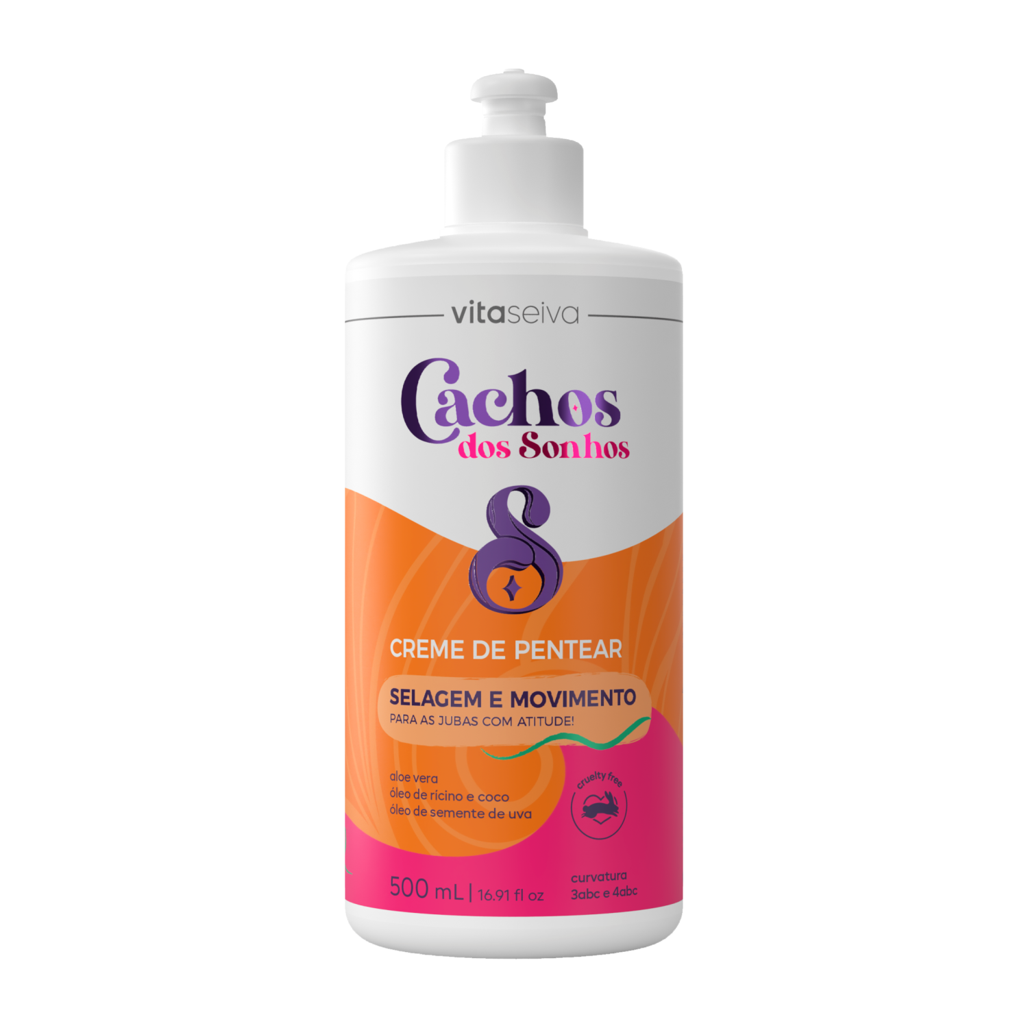 Creme de Pentear Cachos dos Sonhos Vita Seiva 500ml