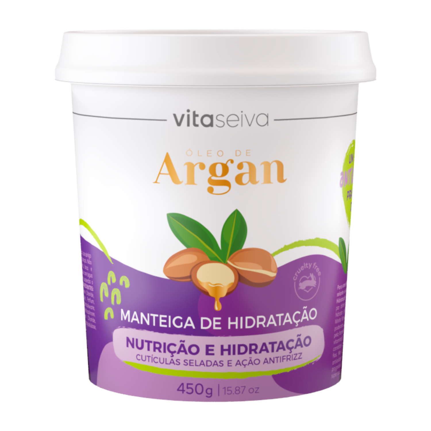 Manteiga Capilar Óleo de Argan Vita Seiva 450g