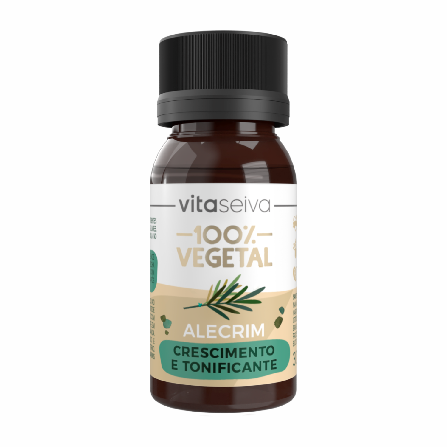 Óleo Capilar Alecrim 100% Vegetal Vita Seiva 30ml