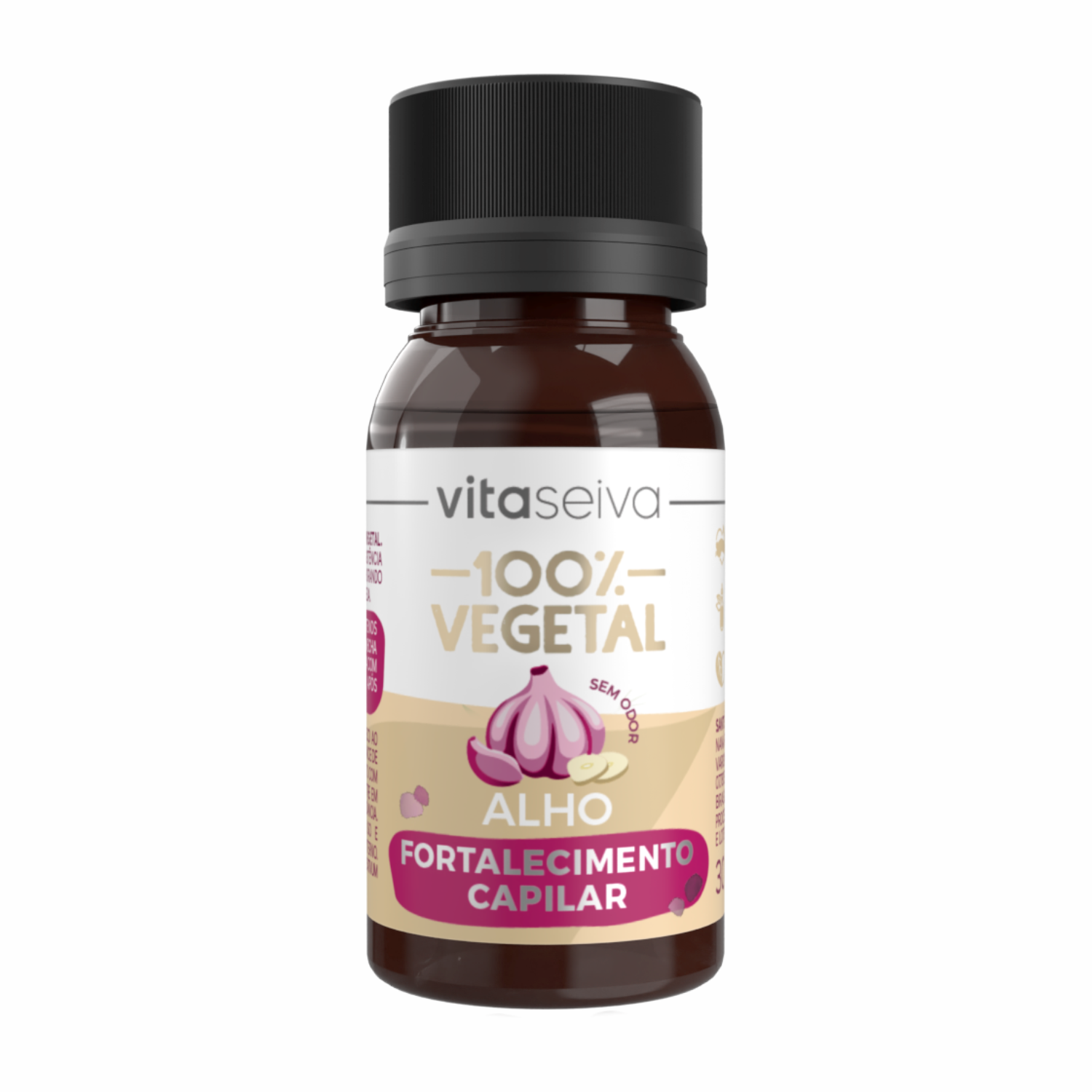 Óleo Capilar Alho 100% Vegetal Vita Seiva 30ml