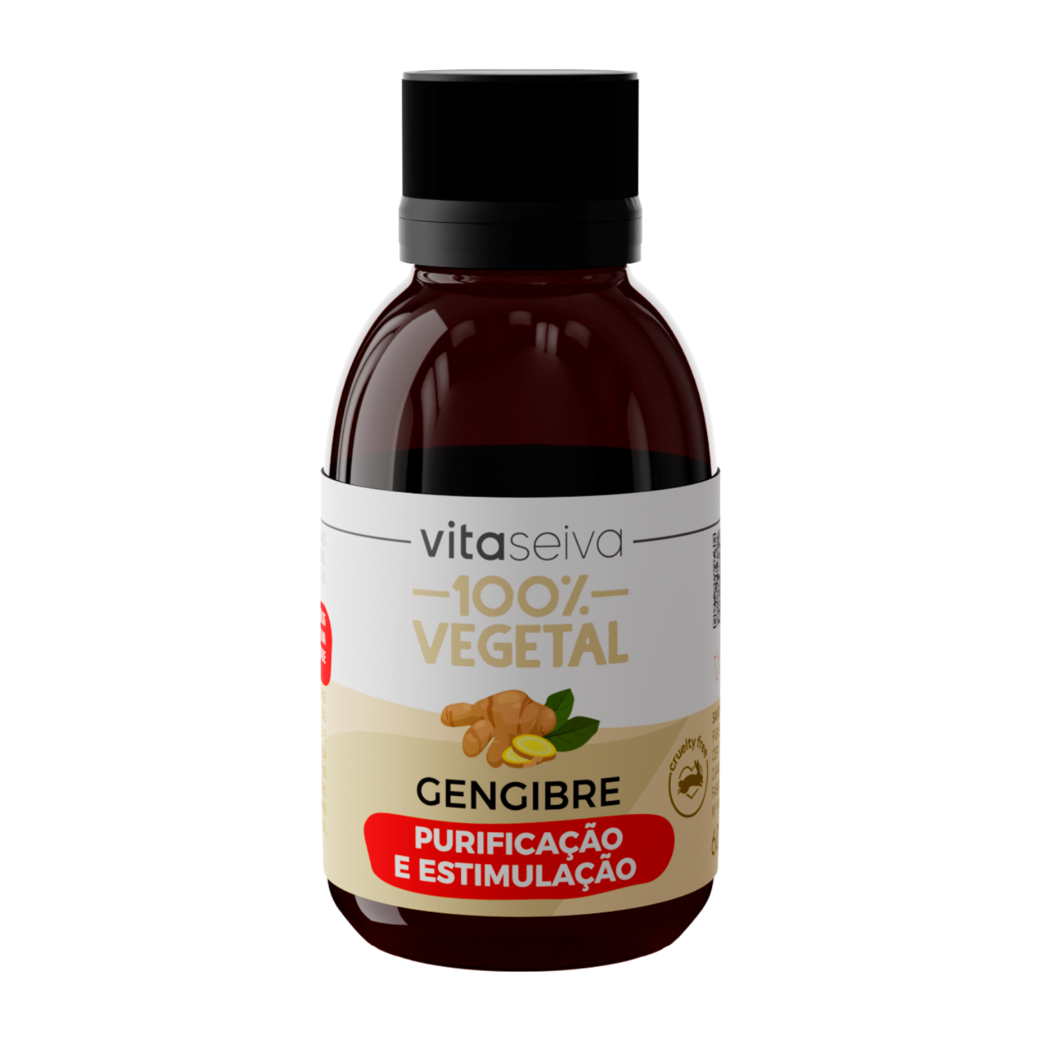 Óleo Capilar Gengibre 100% Vegetal Vita Seiva 60ml