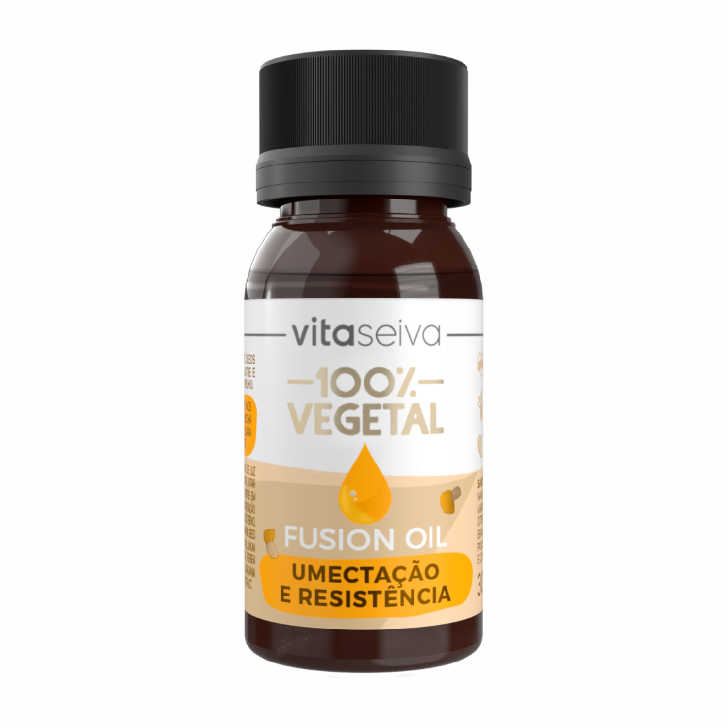 Óleo Capilar Fusion Oil 100% Vegetal Vita Seiva 30ml
