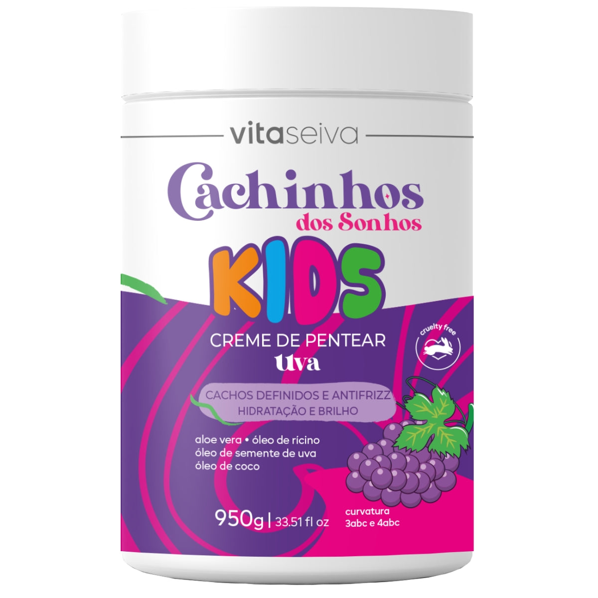 CREME DE PENTEAR CACHINHOS DOS SONHOS VITA SEIVA 950g