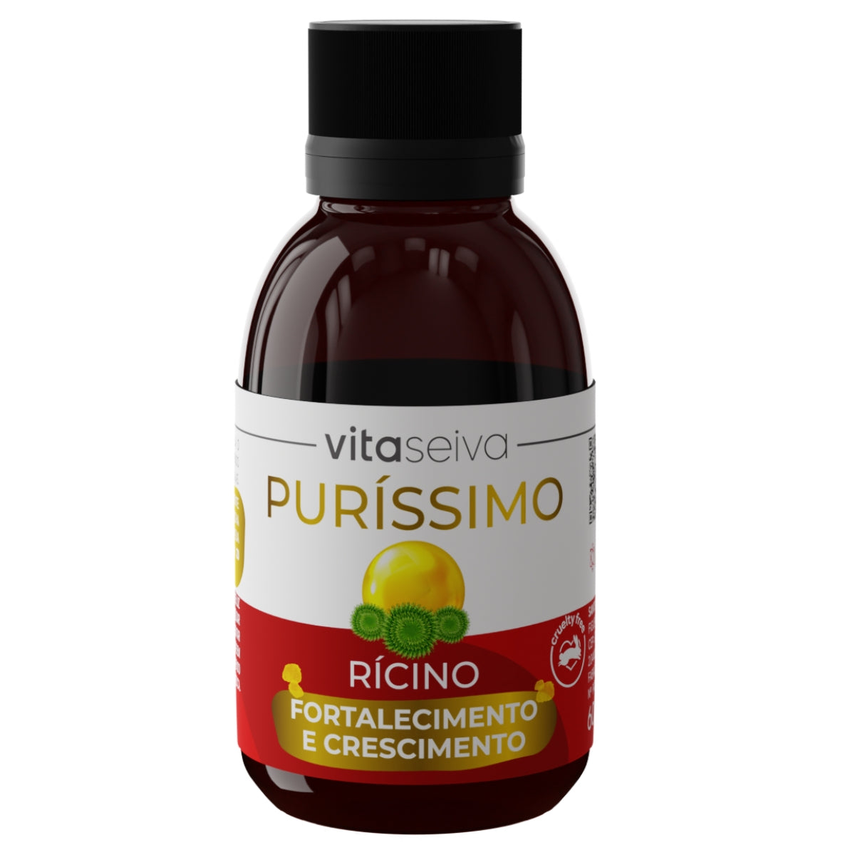 ÓLEO CAPILAR RÍCINO 100% PURISSIMO VITA SEIVA 60ml