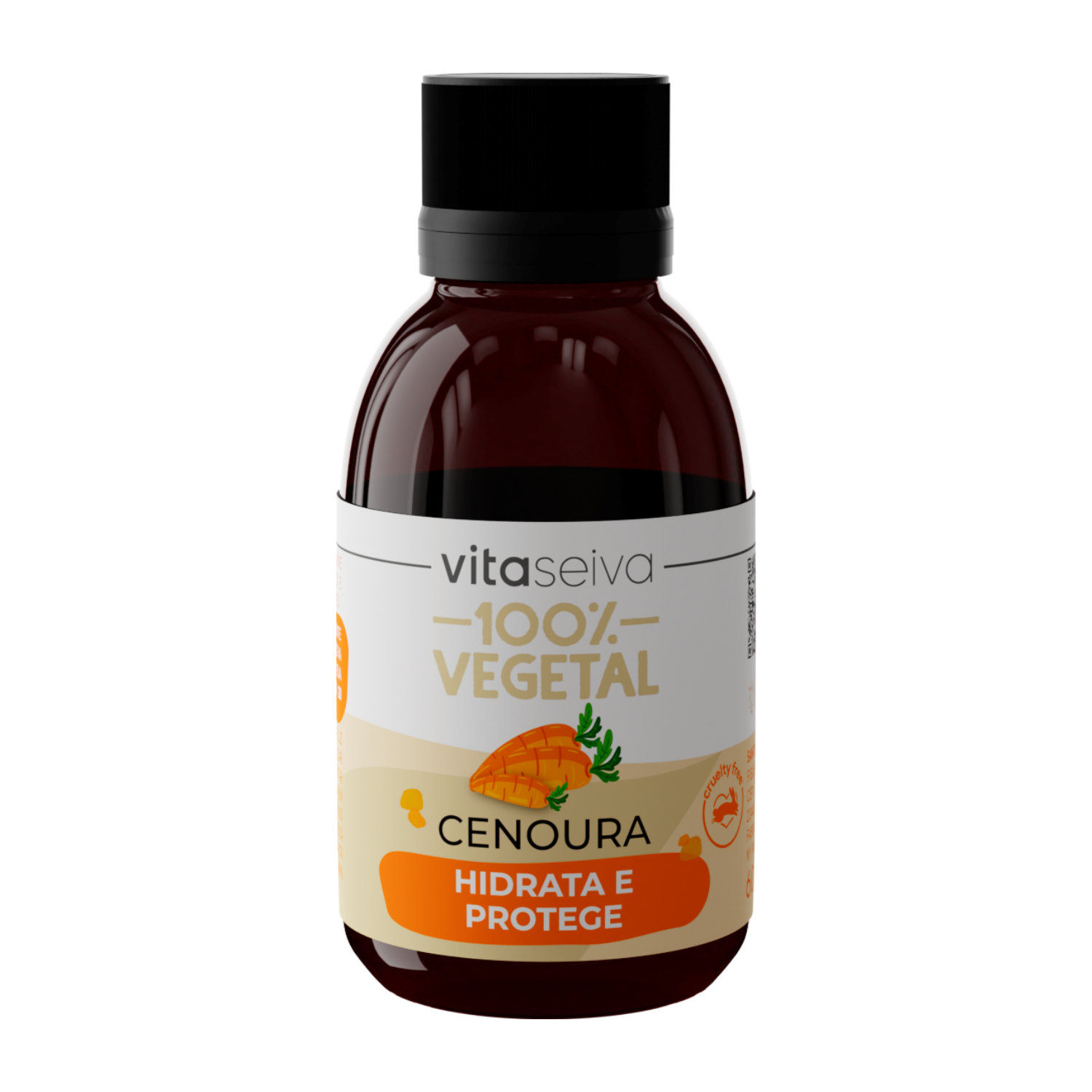 Óleo Capilar Cenoura 100% Vegetal Vita Seiva 60ml