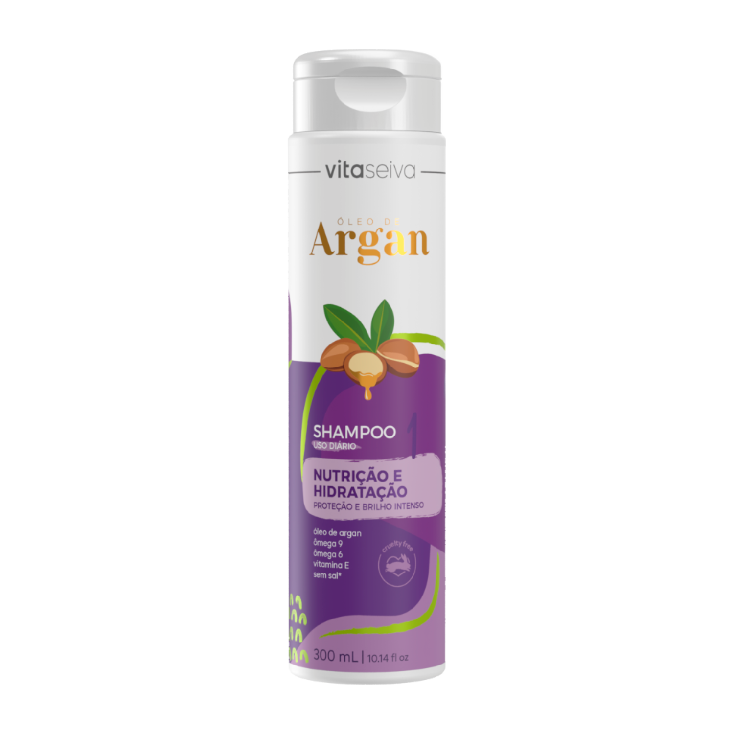 Shampoo Diário Óleo de Argan Vita Seiva 300ml