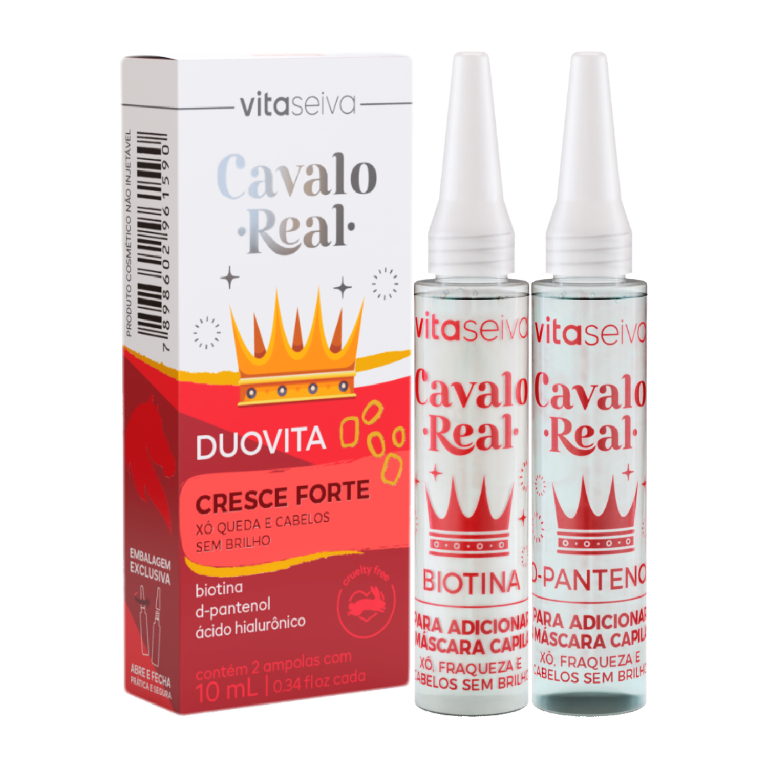 Vitamina Capilar Duovita Cavalo Real Vita Seiva 20ml