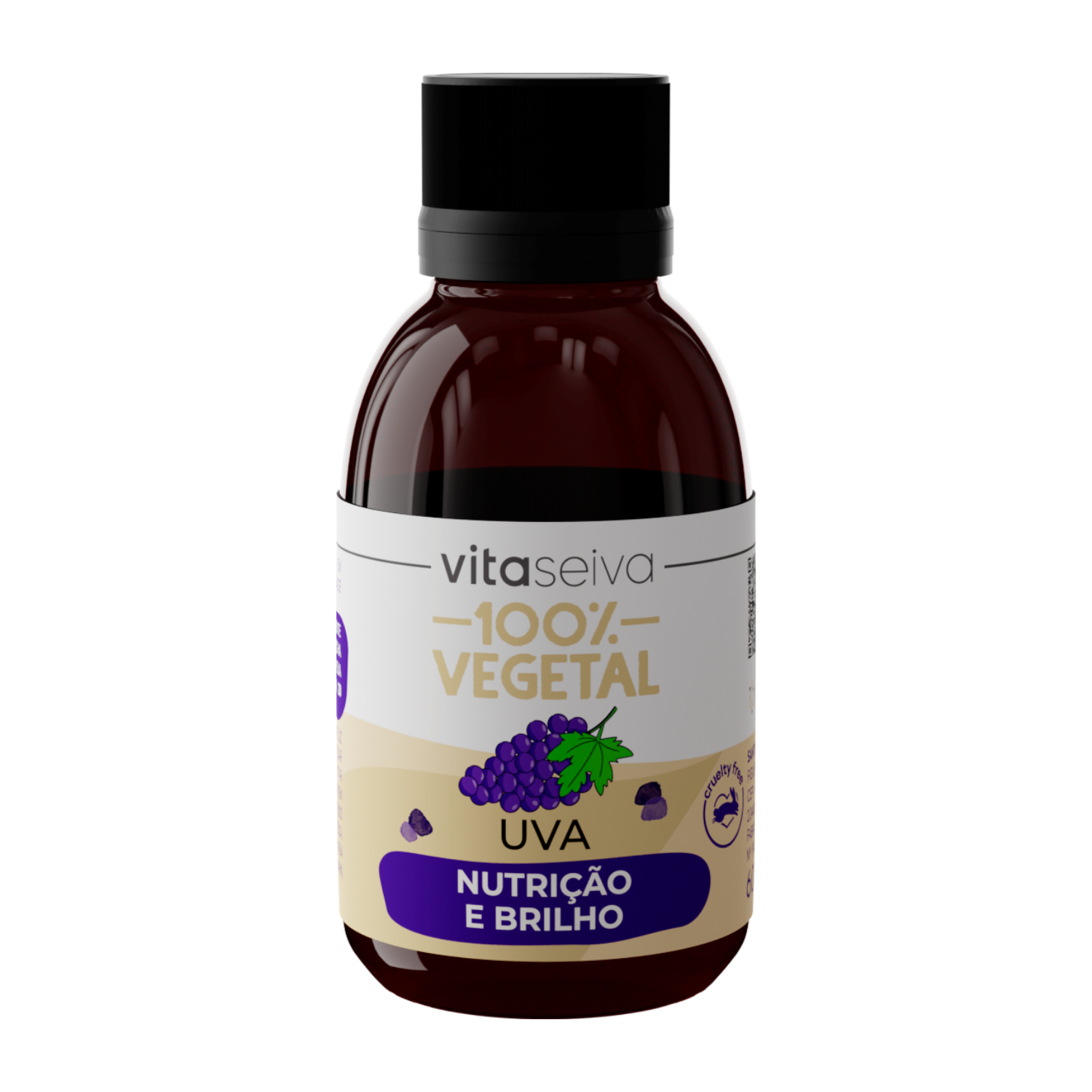 Óleo Capilar Uva 100% Vegetal Vita Seiva 60ml