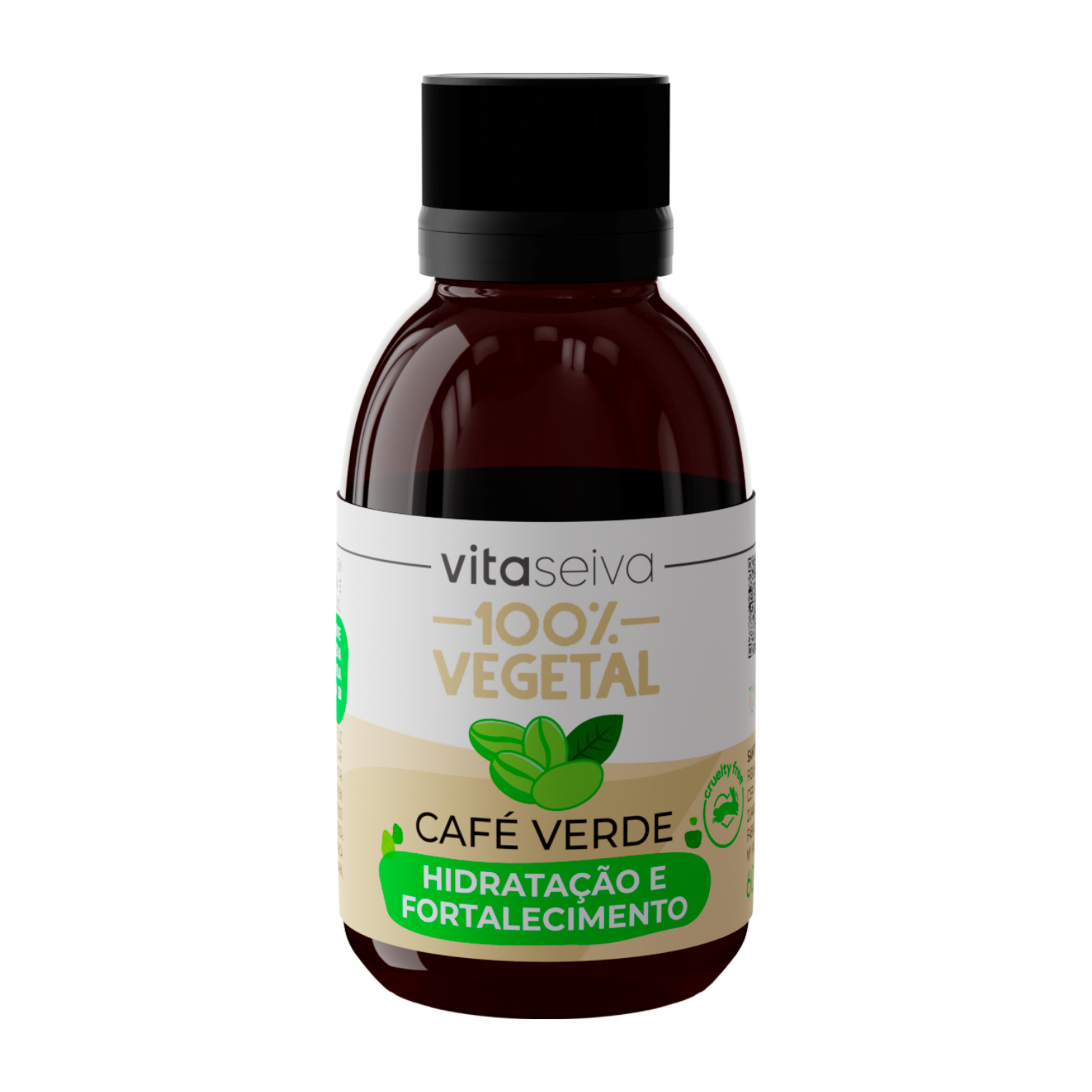 Óleo Capilar Café 100% Vegetal Vita Seiva 60ml