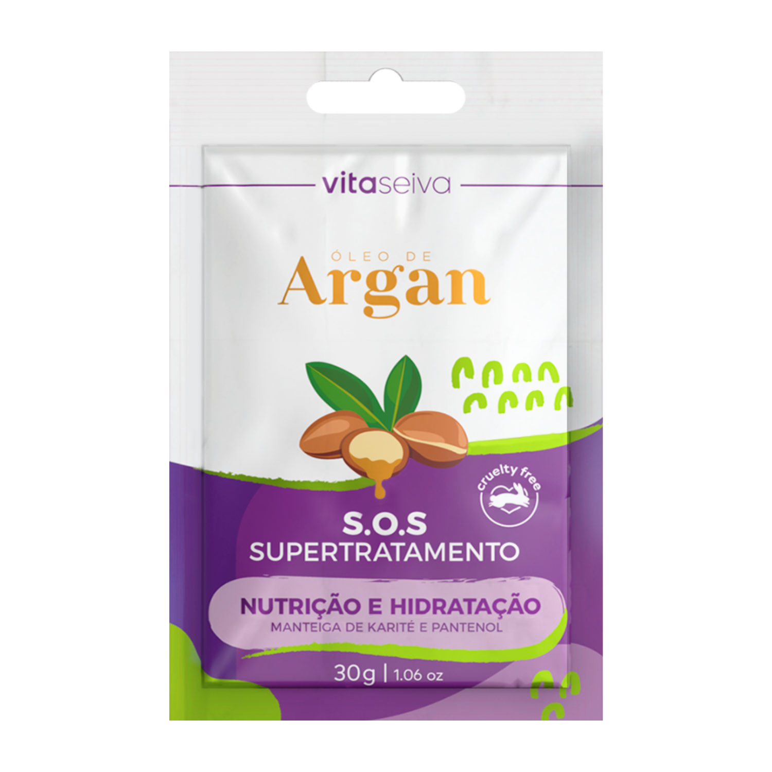 Sachê SOS Óleo de Argan Vita Seiva 50g