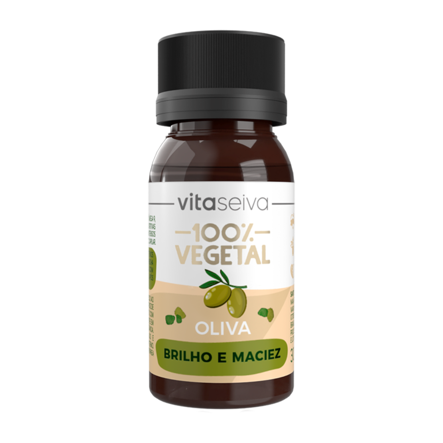 Óleo Capilar Oliva 100% Vegetal Vita Seiva 30ml