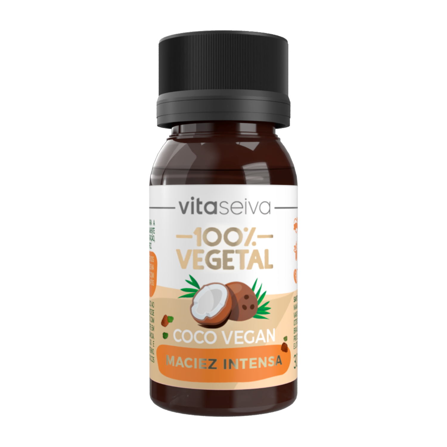Óleo Coco Vegan 100% Vegetal Vita Seiva 30ml